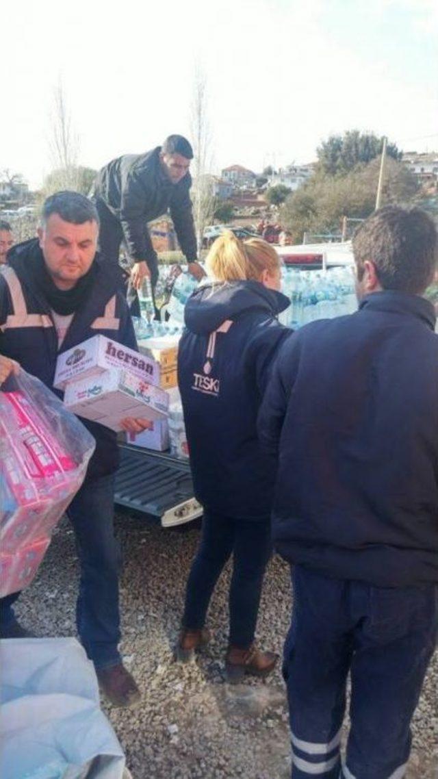 Teski&rsquo;den &Ccedil;anakkale Depremzedelerine Yardım 3