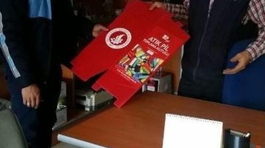 Esnaflardan Atık Pil Toplama Kampanyasına Destek