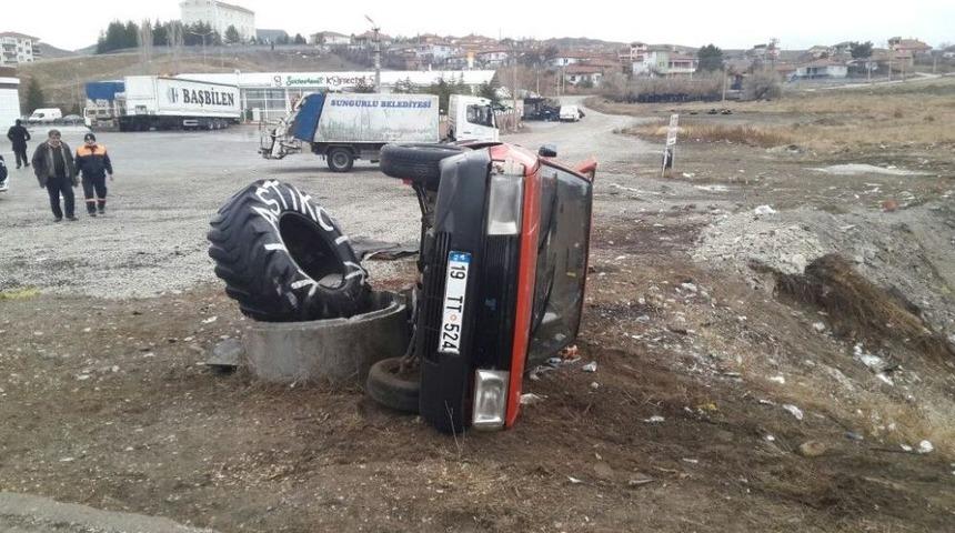Sungurlu&rsquo;da Trafik Kazası