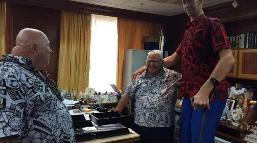 Sultan K&ouml;sen, Samoa &Uuml;lkesine Ayak Basan Ilk T&uuml;rk Olmuş