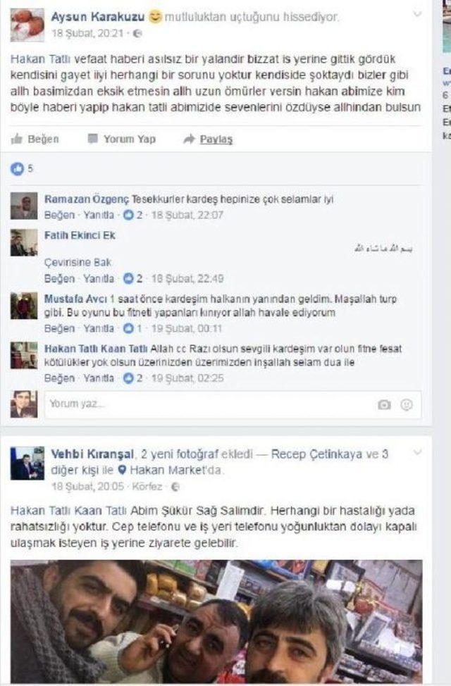 Sosyal Medya Hesabını Ele Geçiren Kişi Ölüm Ilanını Paylaştı