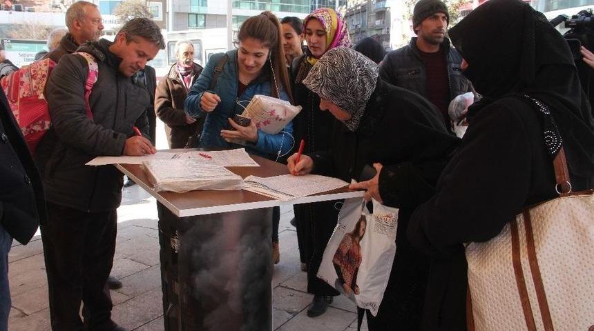 Elazığ&rsquo;da &Ccedil;imento Fabrikasının Taşınması İ&ccedil;in İmza Kampanyası Başlatıldı