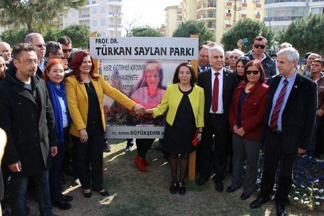 Türkan Saylan İsmi Söke’de Ölümsüzleşti