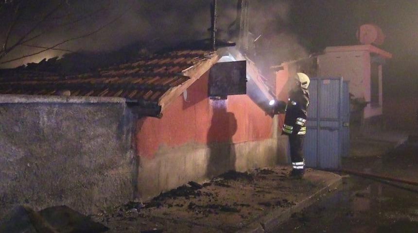 Konya’da Samanlık Yangını