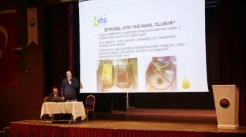 G&ouml;lbaşı Belediyesinden &Ouml;ğretmenlere &rsquo;bitkisel Atık Yağları Toplama&rsquo; Eğitimi