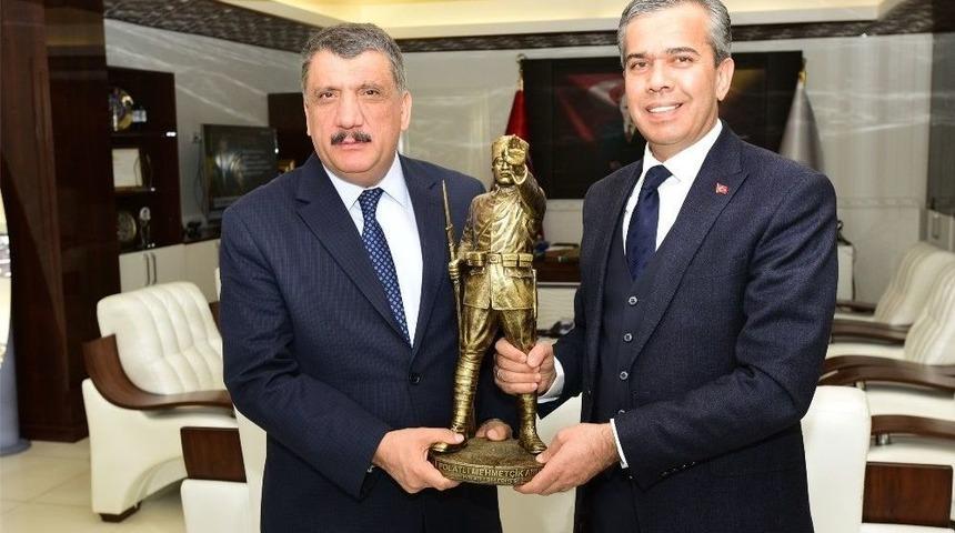 Polatlı Belediye Başkanı Yıldızkaya&rsquo;dan G&uuml;rkan&rsquo;a Ziyaret