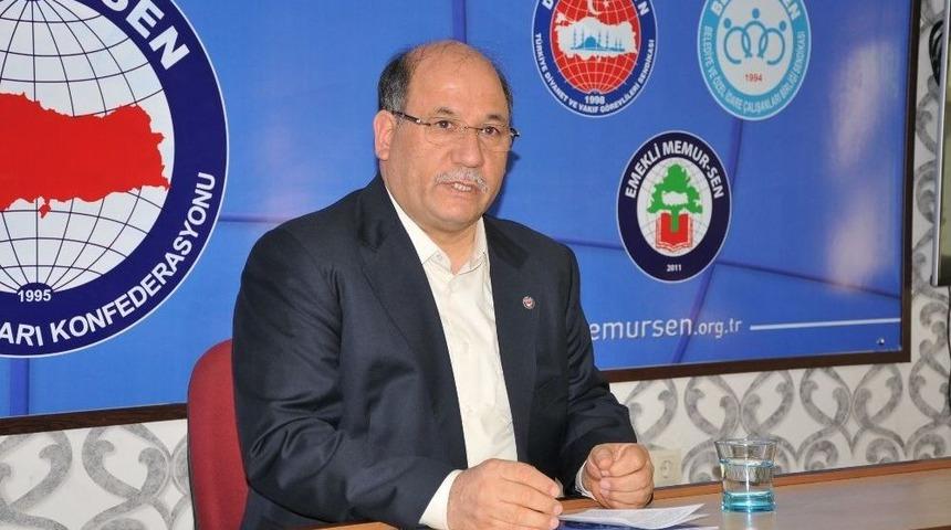 Memur-sen Genel Başkanı Ali Yal&ccedil;ın Adana&rsquo;ya Geliyor
