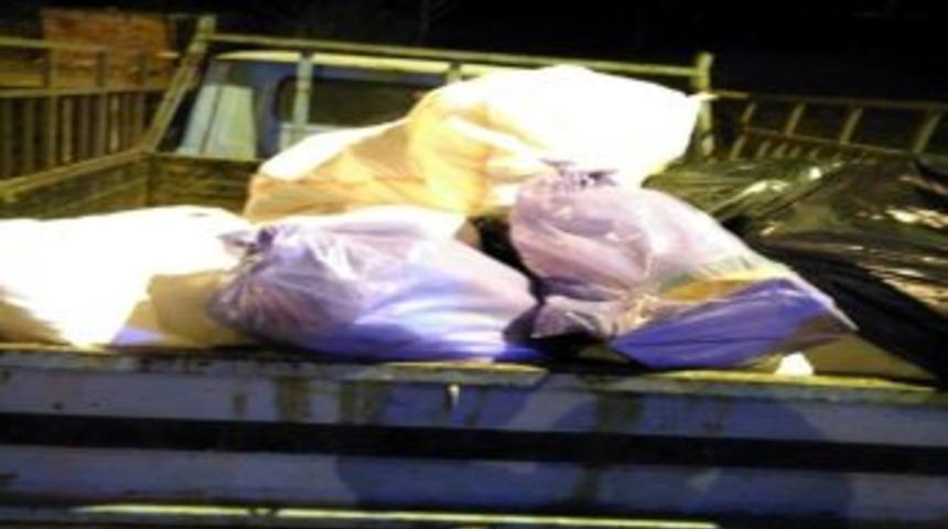 Uşak&rsquo;ta Yolcu Otob&uuml;s&uuml;nden 720 Kilo Ka&ccedil;ak Et &Ccedil;ıktı