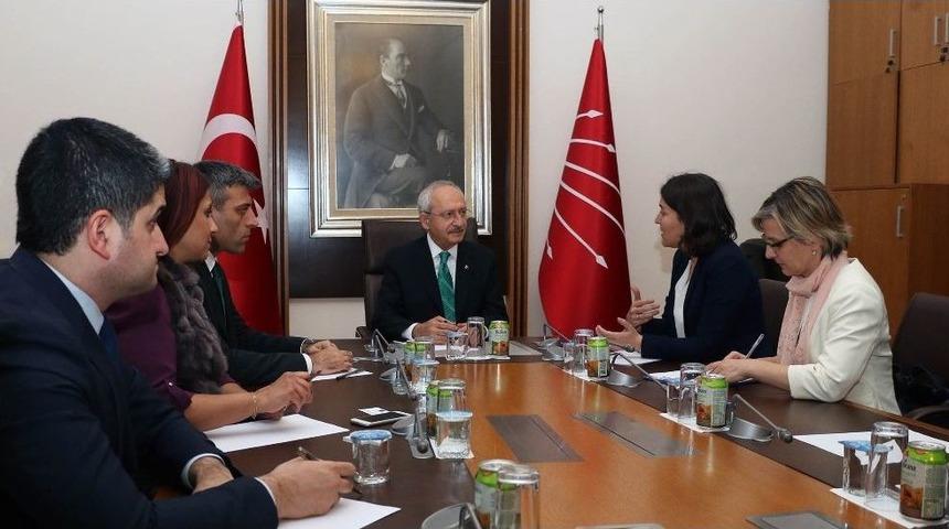 Kılı&ccedil;daroğlu, Avrupa Parlementosu T&uuml;rkiye Raport&ouml;r&uuml; Kati Piri İle G&ouml;r&uuml;şt&uuml;
