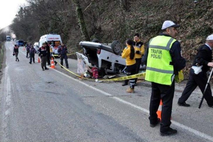 Bartın'da Otomobil Takla Attı: 1 Ölü, 2 Yaralı