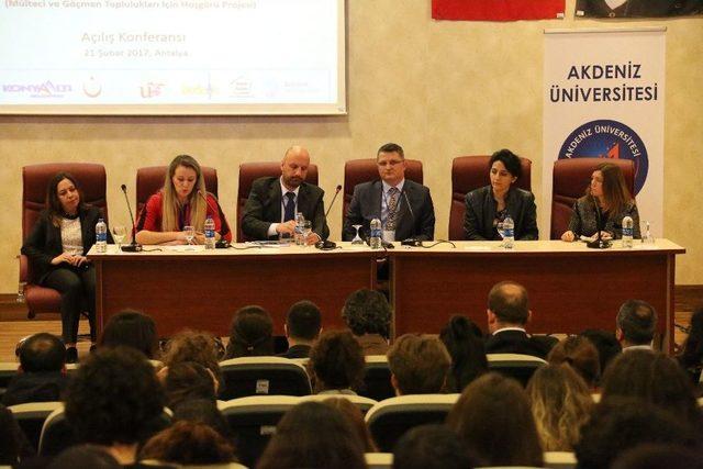 Antalya’da ’mülteci Ve Göçmen Toplulukları İçin Hoşgörü Projesi’nin Açılış Toplantısı Gerçekleştirildi