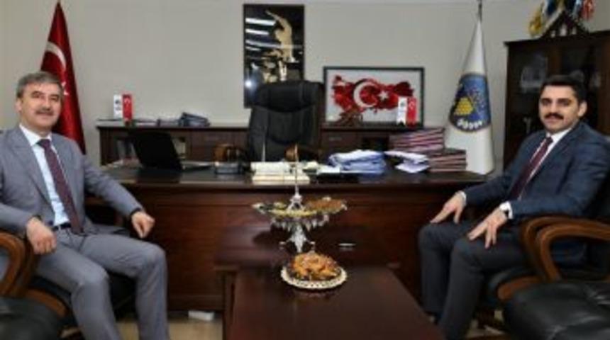 Kaymakam Canpolat&rsquo;tan Başkan Şirin&rsquo;e Ziyaret