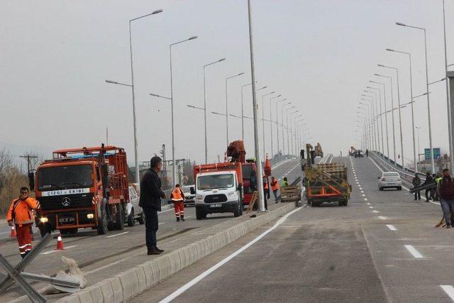 Otoban Denizli &Ccedil;evre Yolu Bağlantı K&ouml;pr&uuml;s&uuml; Tamamlandı 1