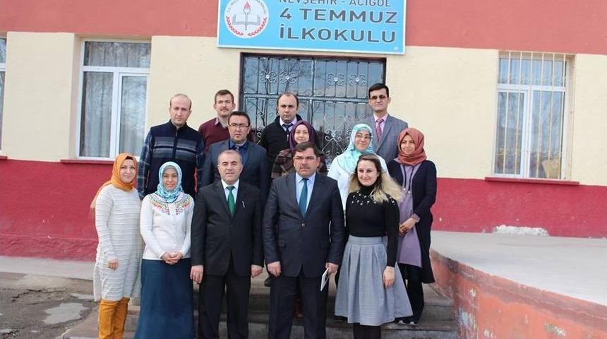 Milli Eğitim M&uuml;d&uuml;r&uuml; Demir, Acıg&ouml;l&rsquo;de Okulları Ziyaret Etti