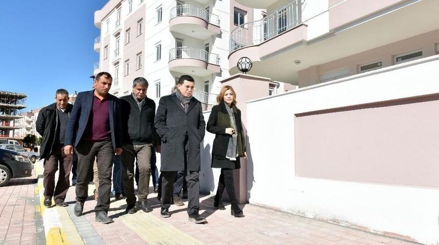 Başkan T&uuml;t&uuml;nc&uuml;, Alt Yapı &Ccedil;alışmalarını Yerinde İnceledi