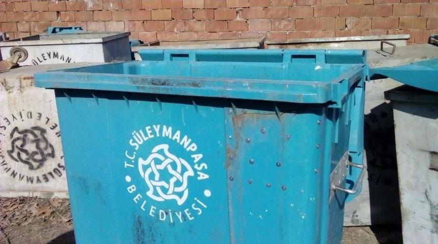 Plastik &Ccedil;&ouml;p Konteynırları Bakımdan Ge&ccedil;irildi