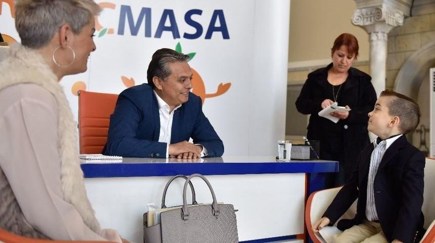 Başkan Uysal&rsquo;ın Konuğu K&uuml;&ccedil;&uuml;k Ruscha Oldu