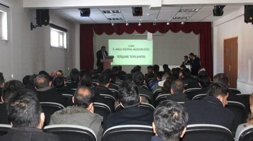 &Ccedil;aldıran&rsquo;da Temel Eğitim İstişare Toplantısı