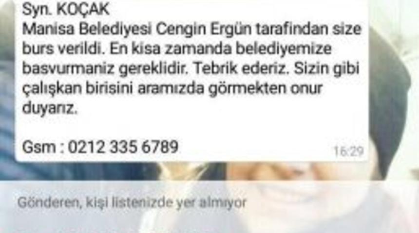 Dolandırıcılar Başkan Erg&uuml;n&rsquo;&uuml;n De İsmini Kullandı