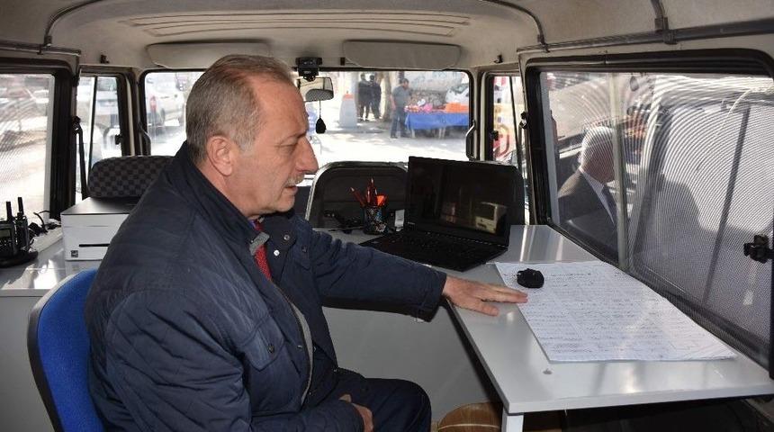 Başkan Atabay, Mobil Zabıta Aracını Tanıttı