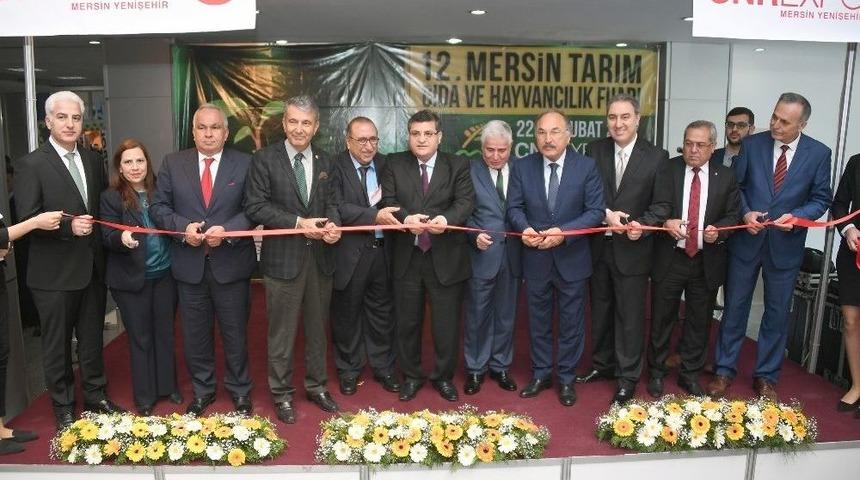 12. Mersin Tarım, Gıda Ve Hayvancılık Fuarı A&ccedil;ıldı