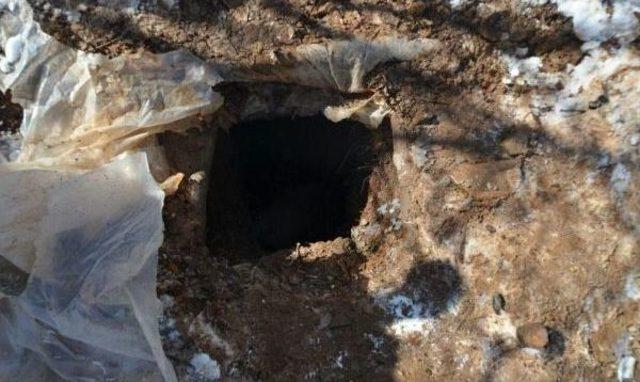 Bing&ouml;l de I&ccedil;erisinde Bol Miktarda Yaşam Malzemesi Bulunan Pkk Sığınağı Bulundu 3