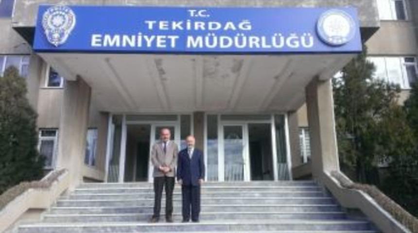İl M&uuml;ft&uuml;s&uuml; İpek&rsquo;ten Emniyet M&uuml;d&uuml;r&uuml; Aydın&rsquo;a Ziyaret