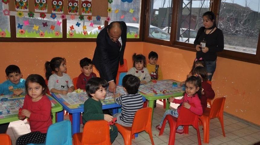 Kaymakam Kılın&ccedil;kaya, Kreş &Ouml;ğrencileriyle Buluştu