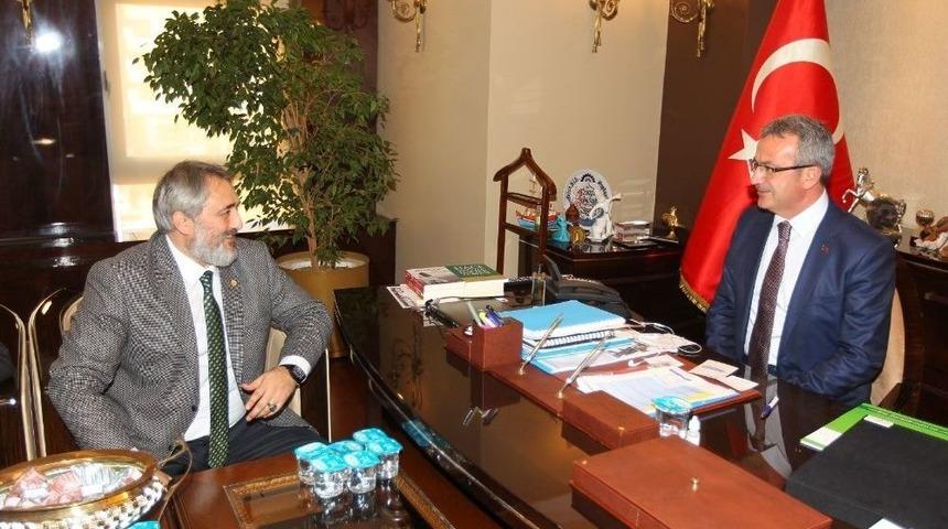 Başkan K&ouml;şker, Kaskf Başkanı Ve Y&ouml;netimini Ağırladı