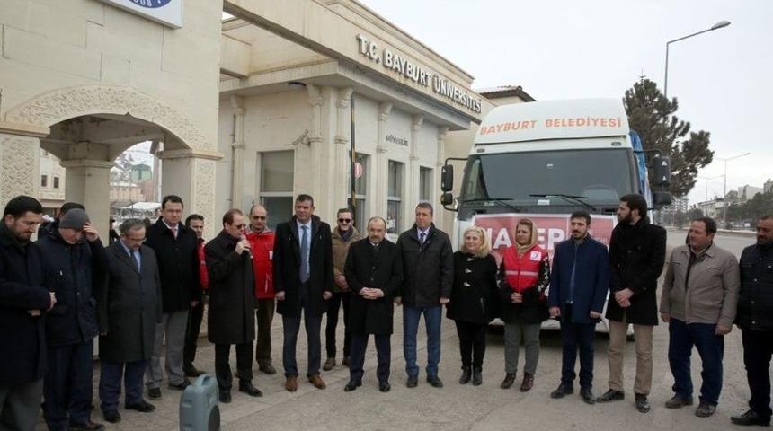 &Ouml;ğrenci Ve &Ouml;ğretim Elemanlarından Halep&rsquo;e Yardım