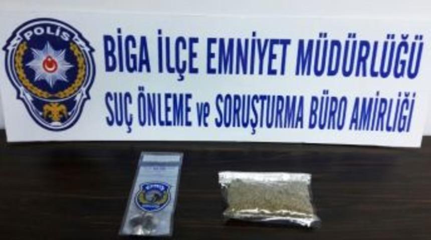 Biga&rsquo;da Uyuşturucu Operasyonu