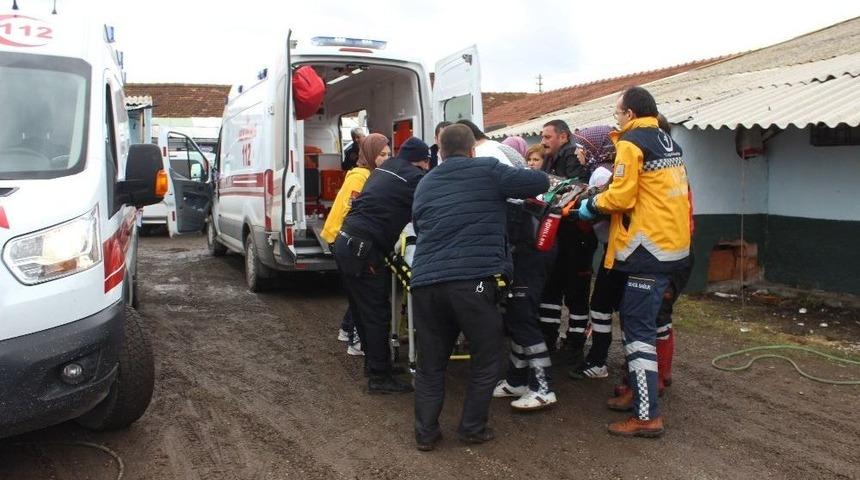 Mantar &Uuml;retim Tesisinde İş Kazası, 1 &Ouml;l&uuml; 1 Ağır Yaralı