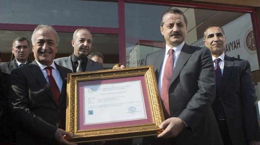 Gıda Tarım Ve Hayvancılık Bakanı Faruk &Ccedil;elik, Hayvan Hastanesi&rsquo;nin A&ccedil;ılışını Yaptı