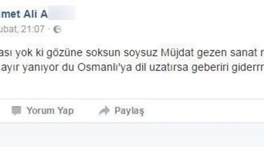 M&uuml;jdat Gezen Sanat Merkezi&rsquo;ni &Ouml;nce Kundakladı Sonra Sosyal Medyada Yorum Yaptı