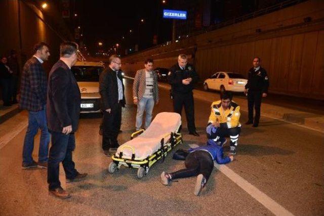 Alt Ge&ccedil;ide Atlayan Kadın, Ağır Yaralandı 1