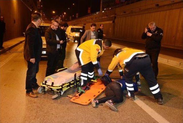 Alt Ge&ccedil;ide Atlayan Kadın, Ağır Yaralandı 2