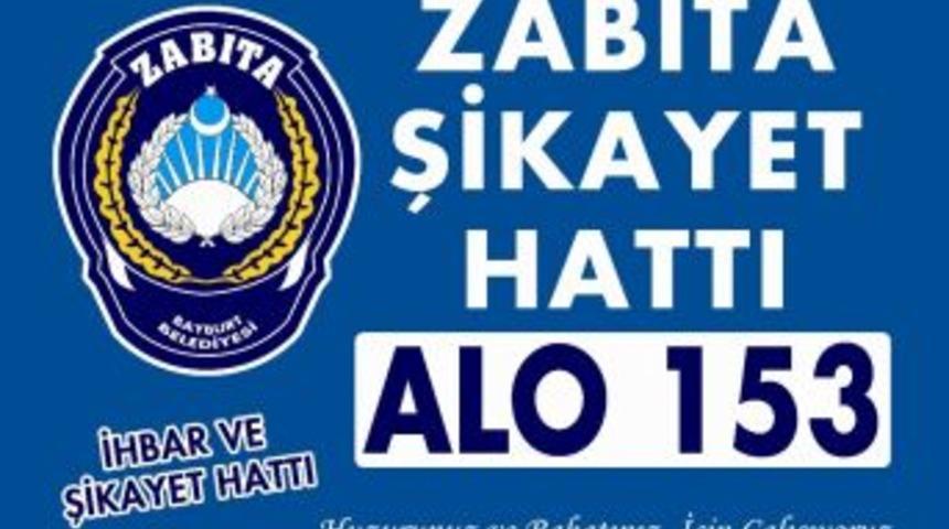 Alo 153 Zabıta Şikayet Hattı Hizmete Başladı