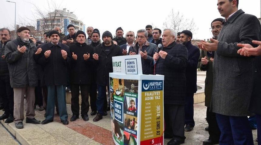 Pursaklar&rsquo;dan Halep&rsquo;e 2 Tır Yardım Malzemesi G&ouml;nderildi