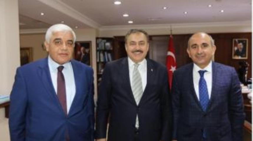 Orman Ve Su İşleri Bakanı Veysel Eroğlu&rsquo;na Ziyaret