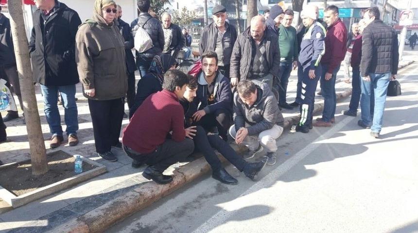 Ters Y&ouml;nde Giderken Yayaya &Ccedil;arptı