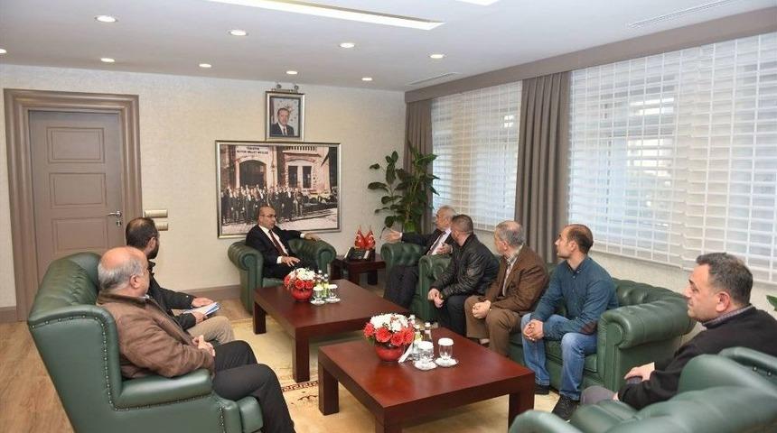 Esnaftan Vali Demirtaş&rsquo;a Ziyaret