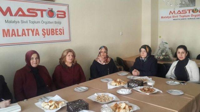 Malatya Ak Parti Kadın Kolları Mastöb’ü Ziyaret Etti