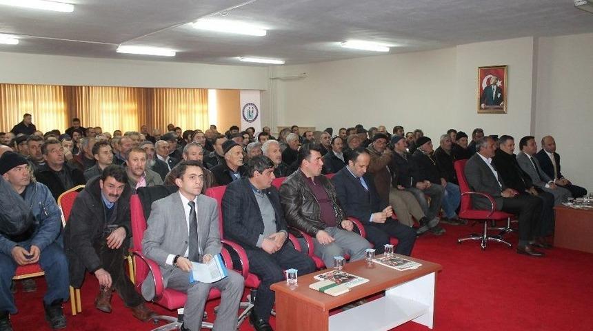 Aydıntepe&rsquo;de Muhtarlar Ve &Ccedil;ift&ccedil;ilere Tarım Destekleri Anlatıldı