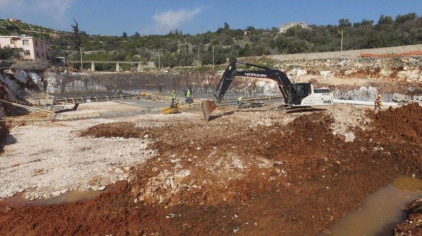 Limonlu-kumkuyu Atıksu Arıtma Tesisi İnşaat &Ccedil;alışmaları Devam Ediyor