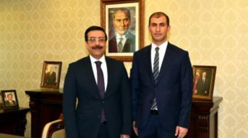 Tut Kaymakamından Başkan Atilla&rsquo;ya Ziyaret