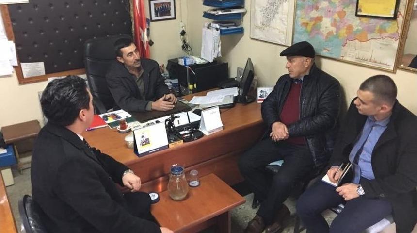 Manisa B&uuml;y&uuml;kşehir Soma&rsquo;da Muhtarlarla Buluştu