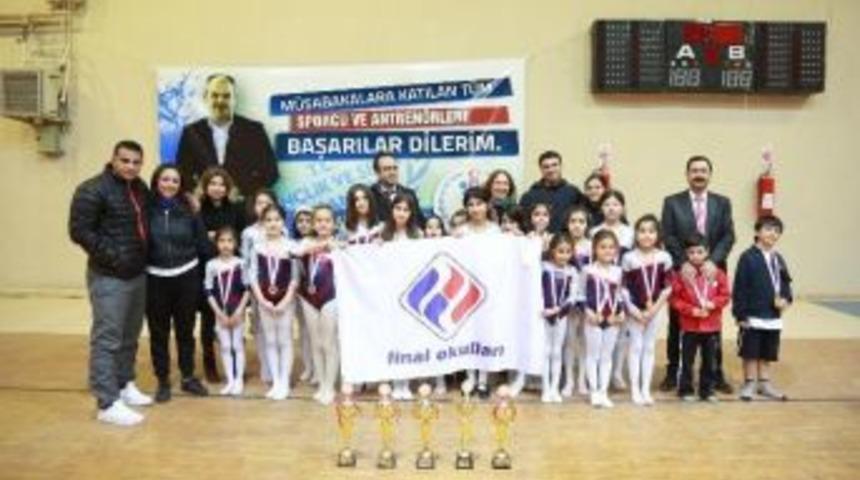 (d&uuml;zeltme) Final Okulları Jimnastikte 5 Dalda 4 Birincilik Elde Etti