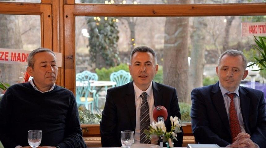 Bilecik Valisi S&uuml;leyman Elban, Mermer Ve Maden Grubu Temsilcileriyle Buluştu