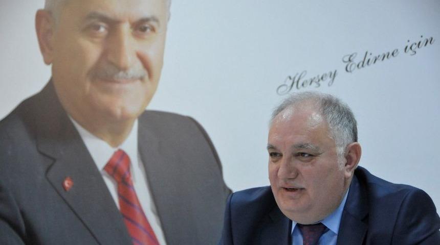 Ak Parti Edirne İl Başkanı Akmeşe: &ldquo;referandumda Hedef Y&uuml;zde 55&rdquo;