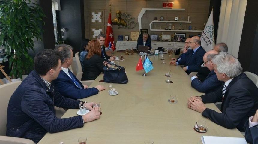 Priştine Üniversitesi’nden Başkan Bozbey’e Ziyaret